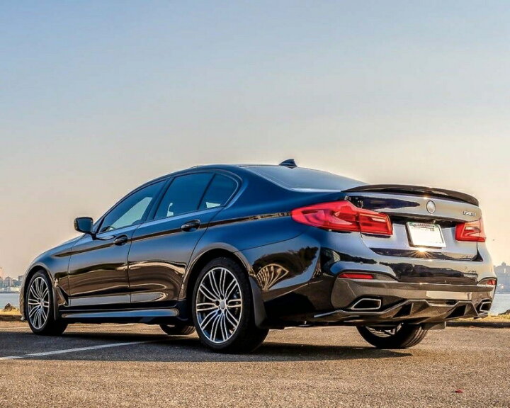 楽天市場】純正色塗装 ABS製 トランクスポイラー BMW用 5シリーズ G30 