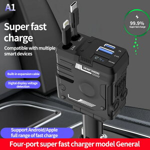 VK[\Pbg  [d  [ USB Type-C Lightning PD}[d iPhone Android ԗp[d 4|[g J[`[W[ 4䓯[d 12V 24V VK[`[W[