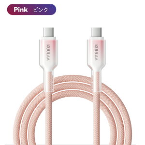 60W 編み込み透明データケーブルで iPhone17/16 シリーズと Android 端末に対応し PD 急速充電が可能で Type-C 接続です