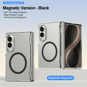 �y���r���[�Ő撅30���l��2580�~�I�z Galaxy Z Fold8 �P�[�X �N���A galaxy fold8 �P�[�X MagSafe�Ή� �M�����N�V�[z fold8 �N���A�P�[�X �����O�X�^���h 360�x��] �t�B�����t�� Z Fold8 �J�o�[ ������ �t�B
