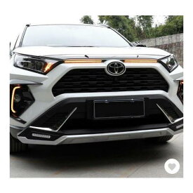 新型rav4 50系 ニュー RAV4 カスタム パーツ アクセサリー rav4 ボンネットガーニッシュ フロントガーニッシュ FV045