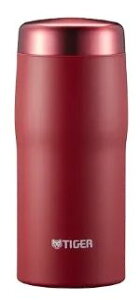 Tiger Vacuum Insulated Bottle MJF-A036-RF (Dark Red) (360mL)^fM{g({̑@ׂȐFʂ̗p) {