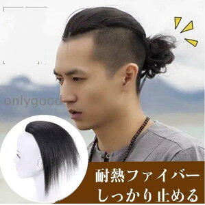 メンズウィッグ 部分ウィッグ ハーフウィッグ つけ毛 男性用ウイッグ 自然 ウイッグ エクステンション かつら イメチェン ボリュームアップ
