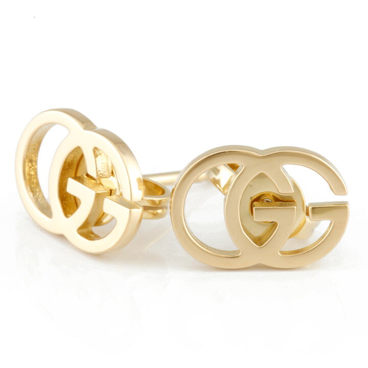 楽天市場】【送料無料】【中古】 GUCCI グッチ K18 ピアス GGマーク  