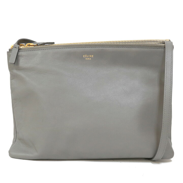 楽天市場】【限界値下げ祭】 セリーヌ CELINE ショルダーバッグ グレー  
