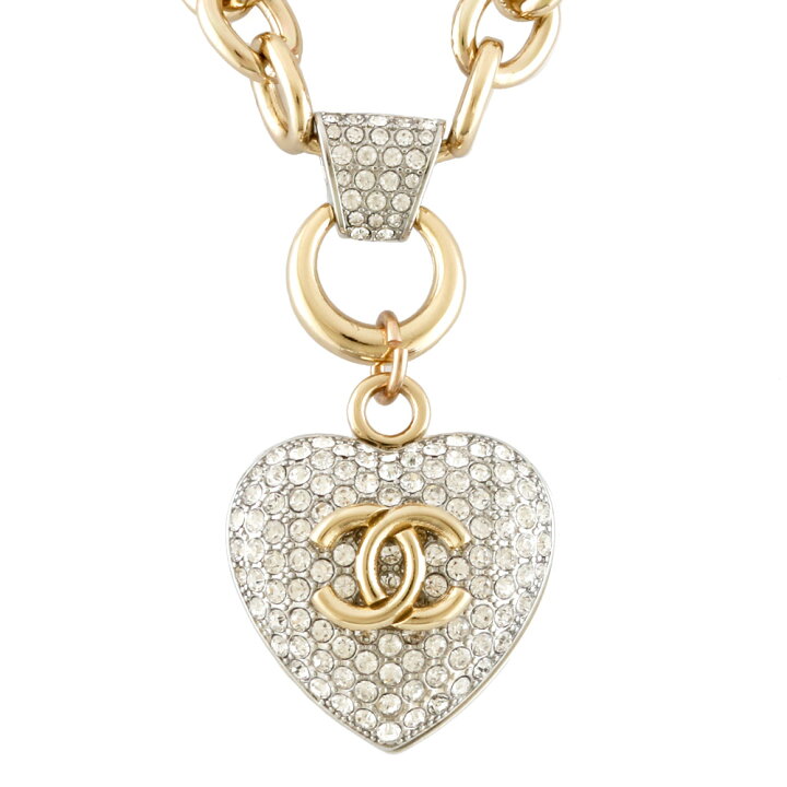 楽天市場】【送料無料】【中古】 CHANEL シャネル ネックレス ハート 