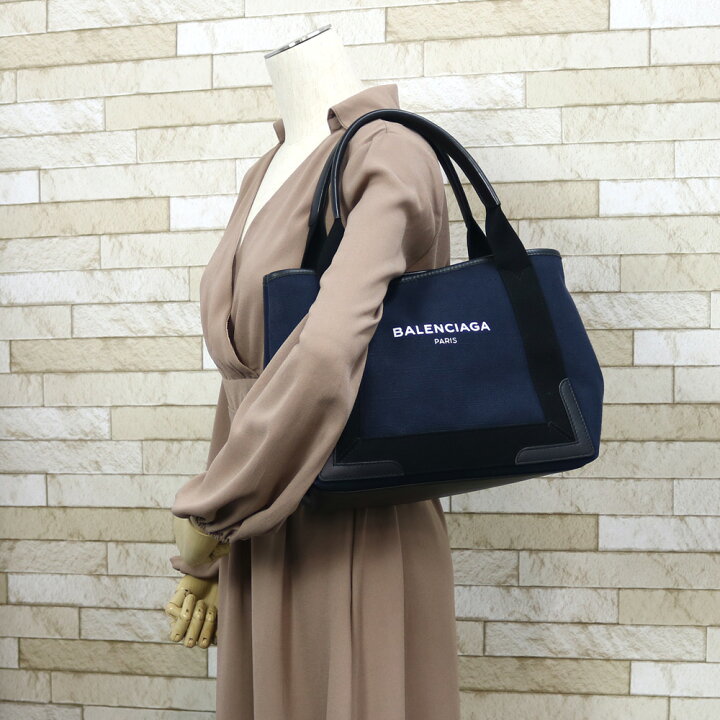 楽天市場】【限界値下げ祭】 バレンシアガ BALENCIAGA ネイビーカバ S 