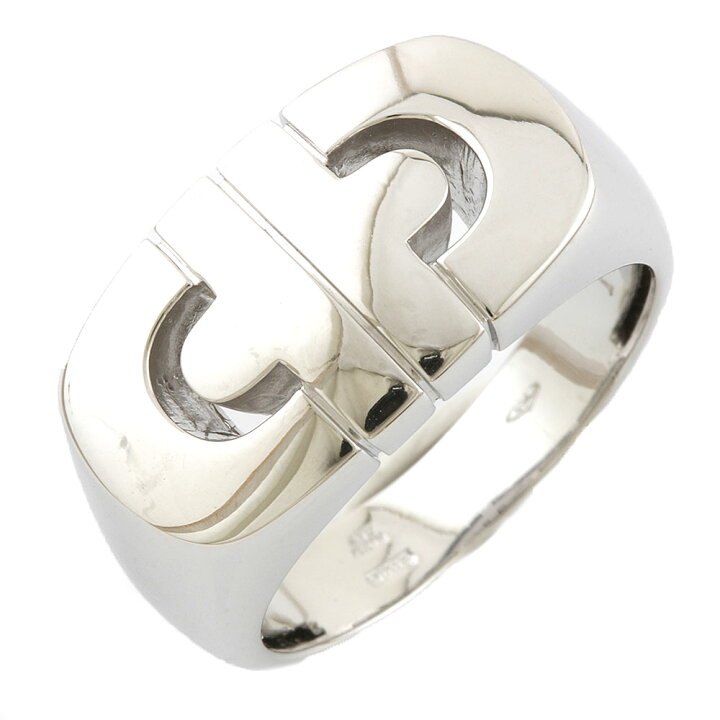 楽天市場】【送料無料】【中古】 BVLGARI ブルガリ K18WG リング 指輪  
