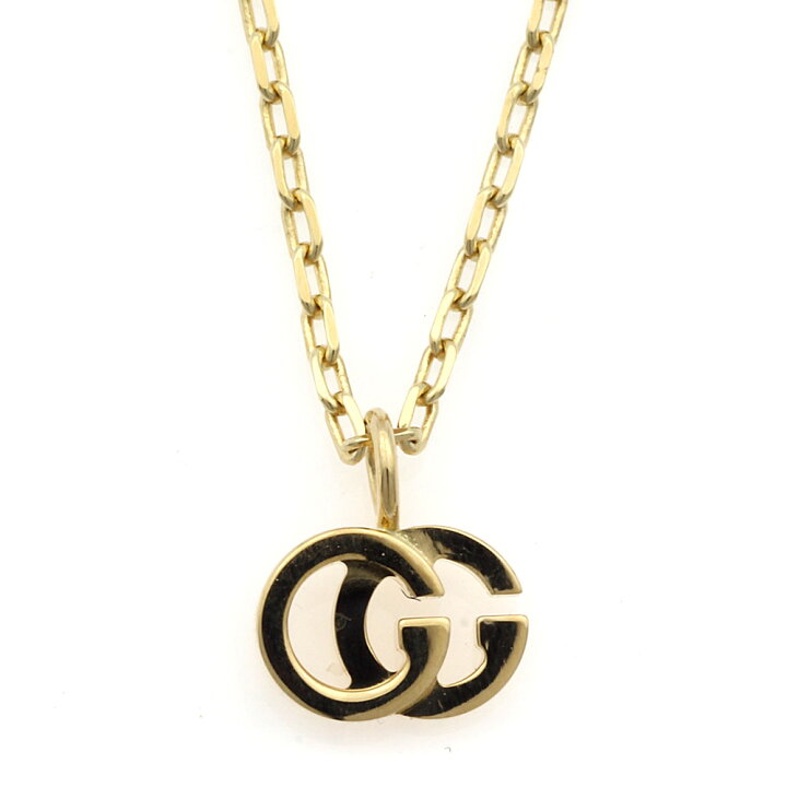 楽天市場】【送料無料】【中古】 GUCCI グッチ K18 ネックレス ダブルG  