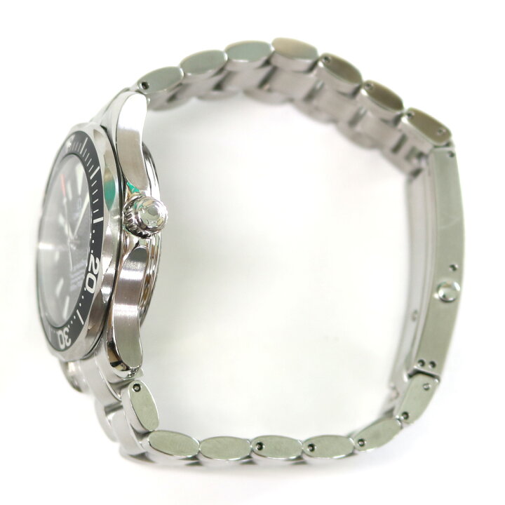 楽天市場 送料無料 中古 Omega オメガ Ss 腕時計 300m シーマスター 2252 5 シルバー ブラック メンズ おしゃれ かっこいい おすすめ ギフト プレゼント ステンレススチール Sh Bim ｒ ｋ リサイクルキング