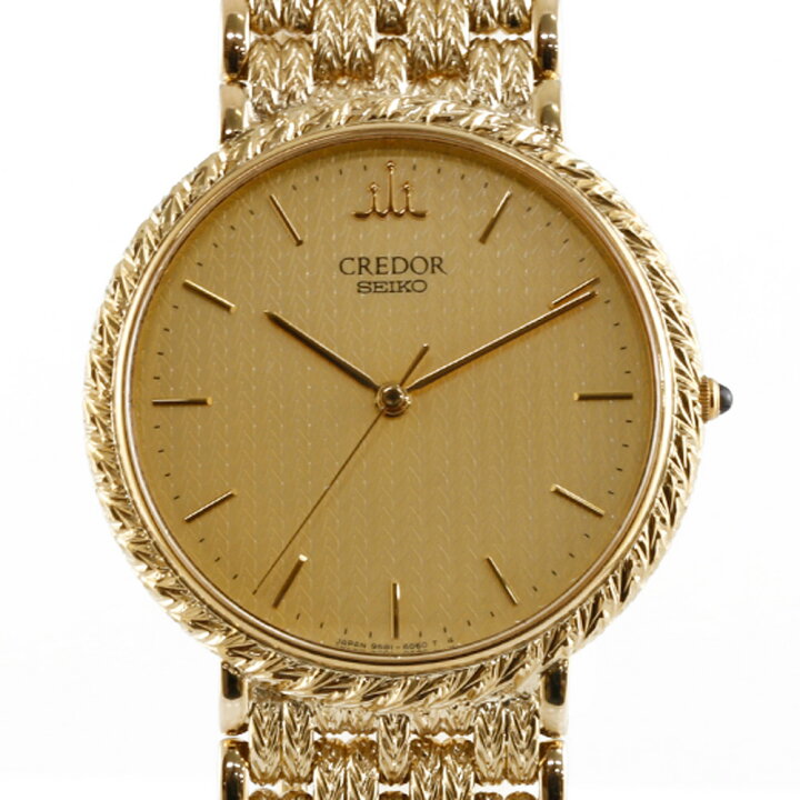楽天市場 送料無料 中古 Credor Seiko クレドール セイコー K18 腕時計 C9581 6070 D ゴールド メンズ おしゃれ かっこいい おすすめ プレゼント 18金 K18ゴールド Sh Bim メンズ腕時計 ブランド メンズウォッチ 18k ブランド腕時計 ウォッチ 時計