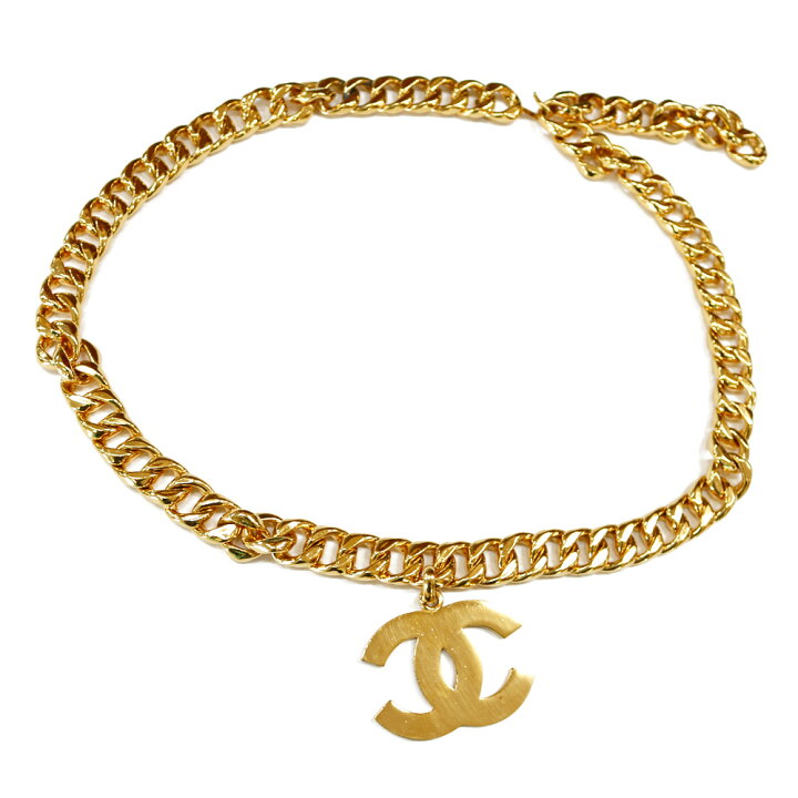 楽天市場】【送料無料】【中古】 CHANEL シャネル ベルト チェーン 