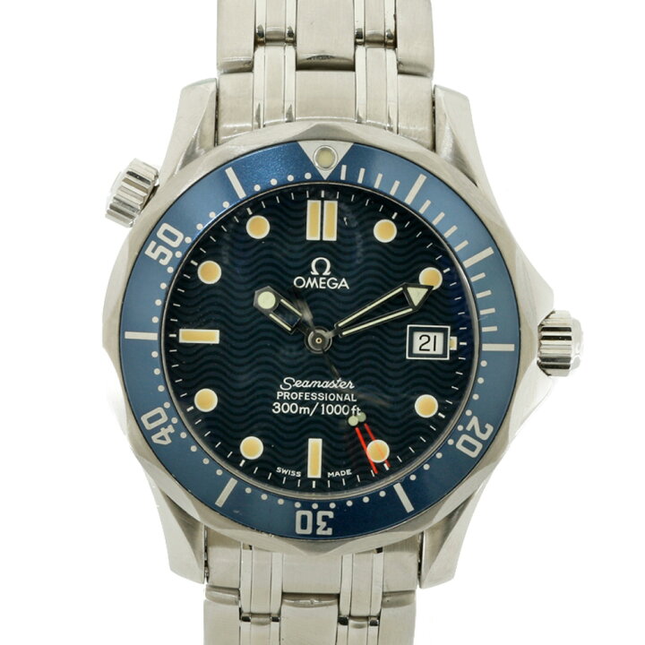 楽天市場】【送料無料】【中古】 OMEGA オメガ SS 腕時計 300M 