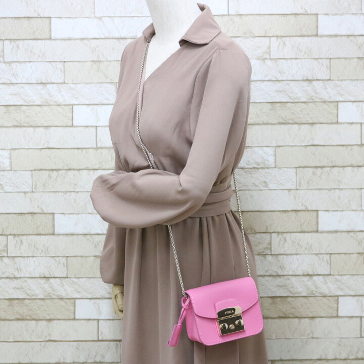 楽天市場】フルラ Furla メトロポリスミニ ショルダーバッグ ピンク  
