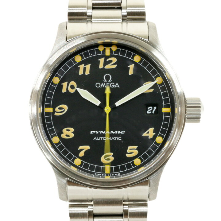 楽天市場 送料無料 中古 Omega オメガ Ss 腕時計 ダイナミック 50 50 シルバー ブラック メンズ おしゃれ かっこいい おすすめ ギフト プレゼント ステンレススチール Sh Bim ｒ ｋ リサイクルキング
