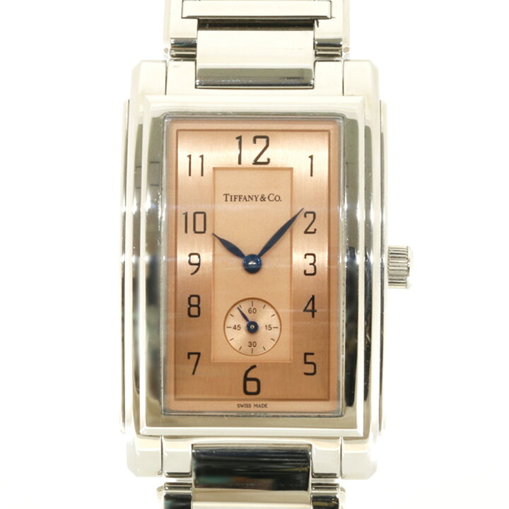 楽天市場 送料無料 中古 Tiffany Co ティファニー Ss 腕時計 グランド レクタンギュラー シルバー オレンジ メンズ おしゃれ かっこいい おすすめ ギフト プレゼント ステンレススチール Sh Bim ｒ ｋ リサイクルキング