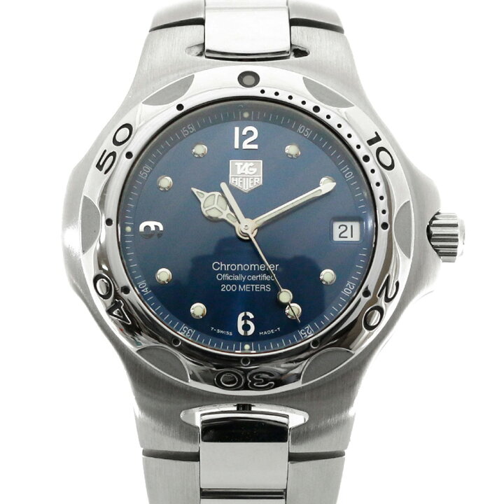 楽天市場】【送料無料】【中古】 TAG HEUER タグホイヤー SS 腕時計 キリウム WL5113 シルバー ネイビー メンズ おしゃれ かっこいい おすすめ ギフト プレゼント ステンレススチール【SH】【BIM】 : R&K リサイクルキング