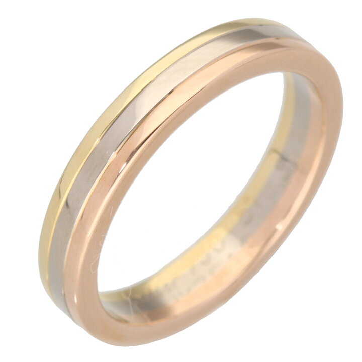 楽天市場】【送料無料】【中古】 CARTIER カルティエ K18 K18WG リング 