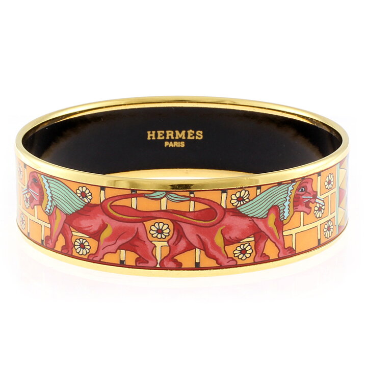 楽天市場】【送料無料】【中古】 HERMES エルメス バングル エマイユGM 