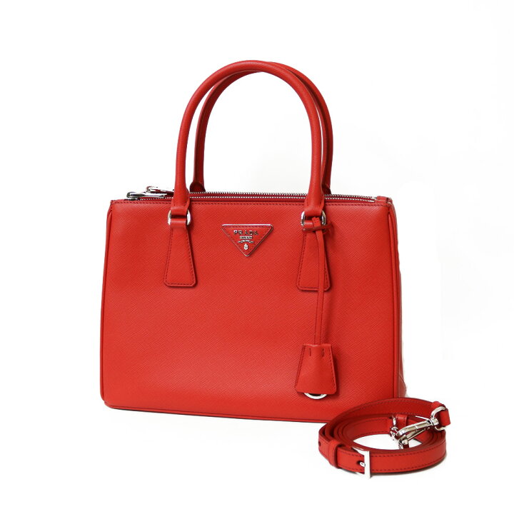 楽天市場】【限界値下げ祭】 プラダ PRADA ショルダーバッグ レッド  