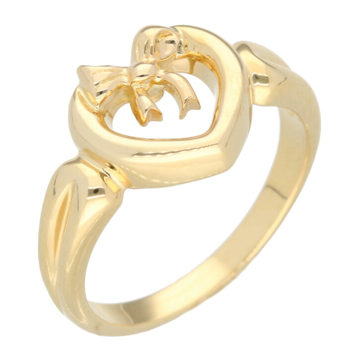 楽天市場 ティファニー Tiffany Co ハートウィズボウ リング 指輪 10号 18金 レディース 中古 ｒ ｋ リサイクルキング