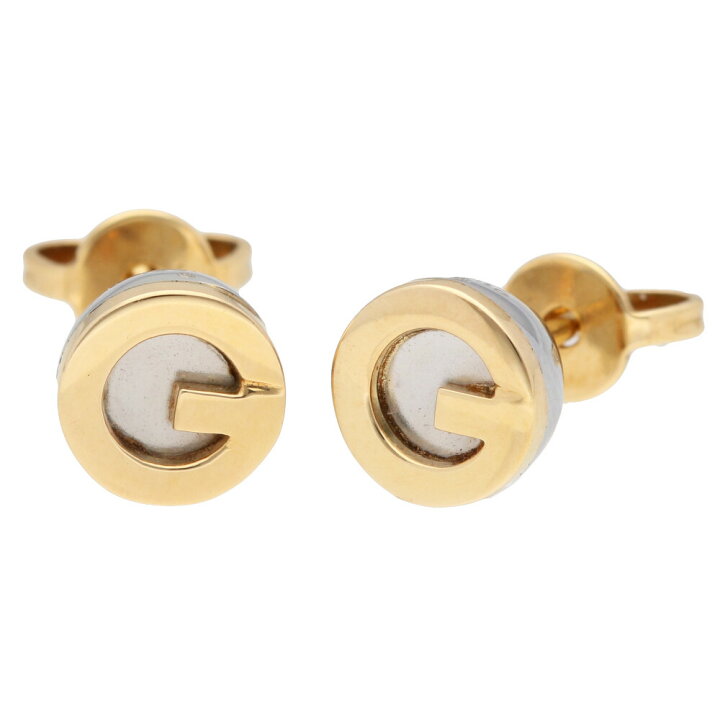 楽天市場】【送料無料】【中古】 GUCCI グッチ K18 SS ピアス Gマーク  