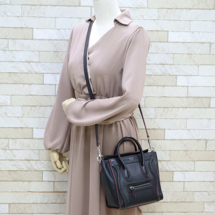 楽天市場】セリーヌ CELINE ラゲージナノショッパー ハンドバッグ  