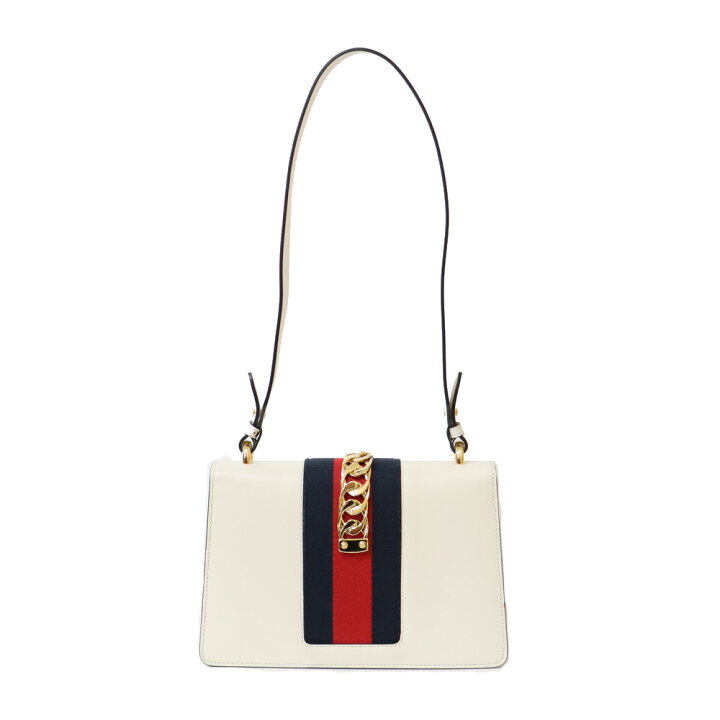 楽天市場】グッチ GUCCI シルヴィ ショルダーバッグ ホワイト 