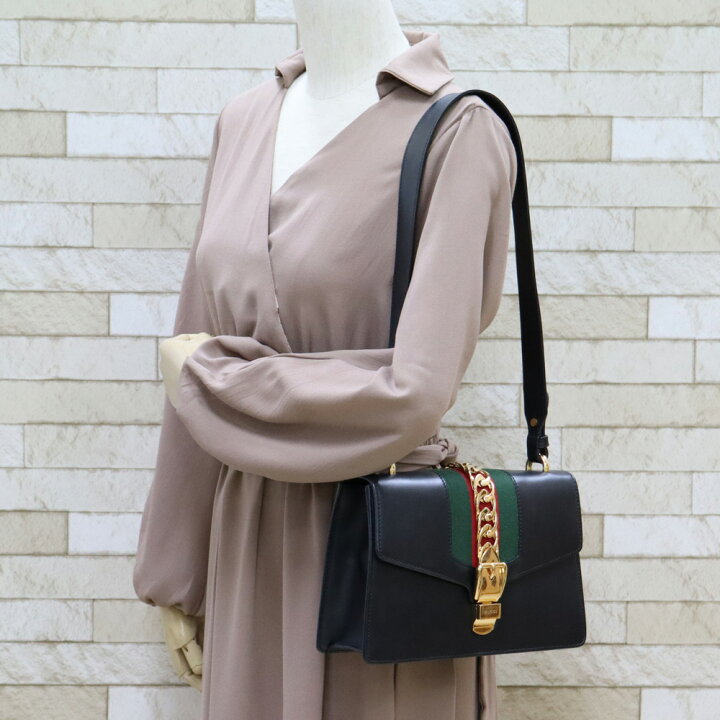 楽天市場】【限界値下げ祭】 グッチ GUCCI シルヴィ ショルダーバッグ 