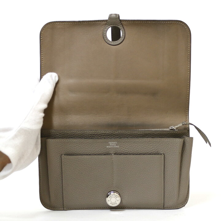 楽天市場】【限界値下げ祭40-OF】 エルメス HERMES ドゴンGM 長財布 