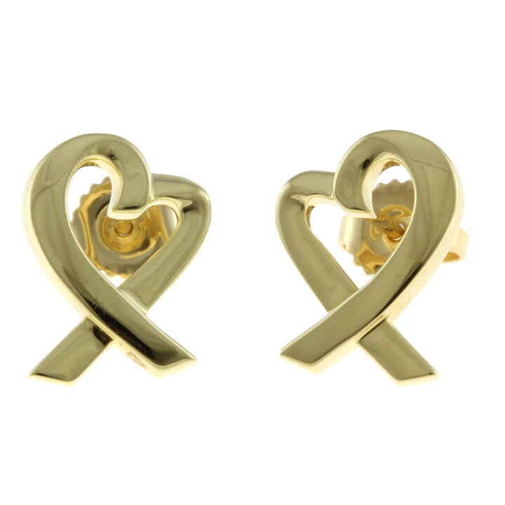 楽天市場】ティファニー TIFFANY&Co. ラビングハート ピアス 18金 