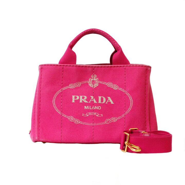 楽天市場】プラダ PRADA カナパトート ショルダーバッグ ピンク 