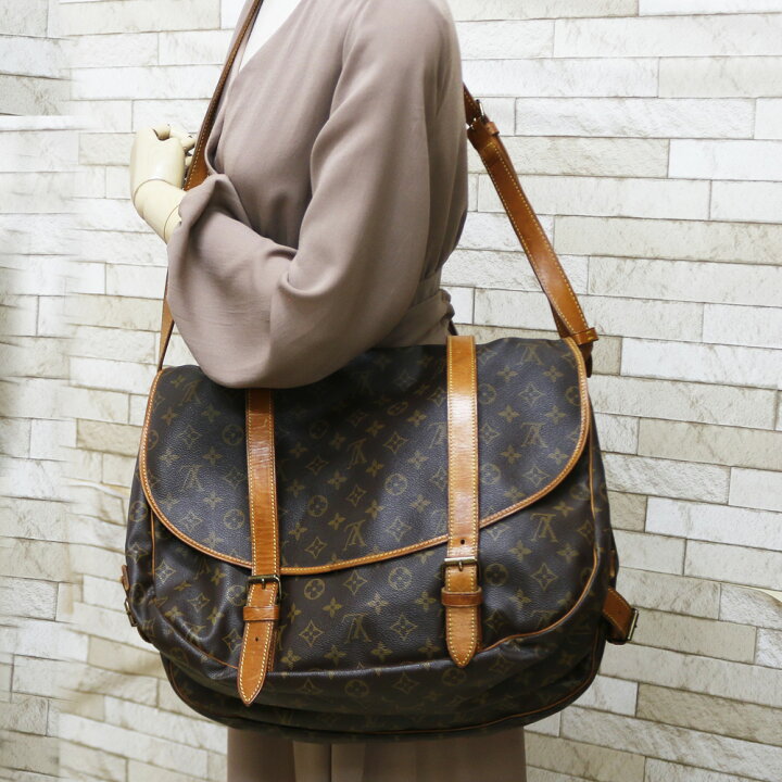 楽天市場】ルイヴィトン LOUIS VUITTON ソミュール43 モノグラム  