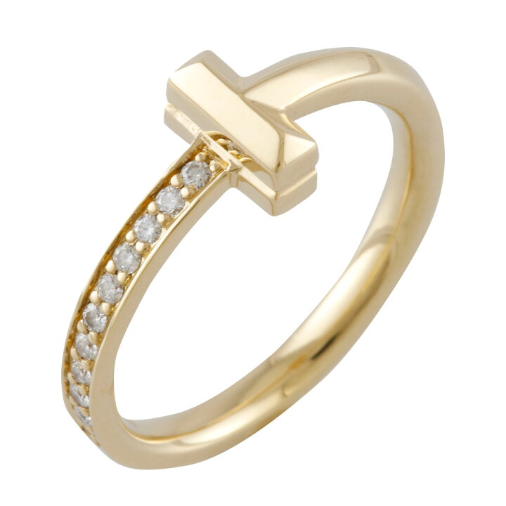 楽天市場】ティファニー TIFFANY&Co. Tワン リング・指輪 11号 18金 