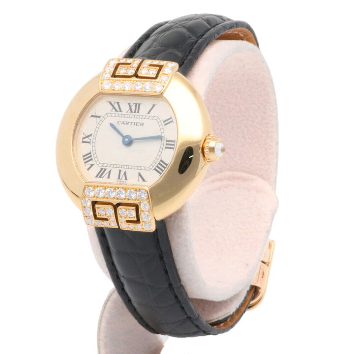 楽天市場】カルティエ CARTIER エリプスアールデコ 腕時計 18金 K18  