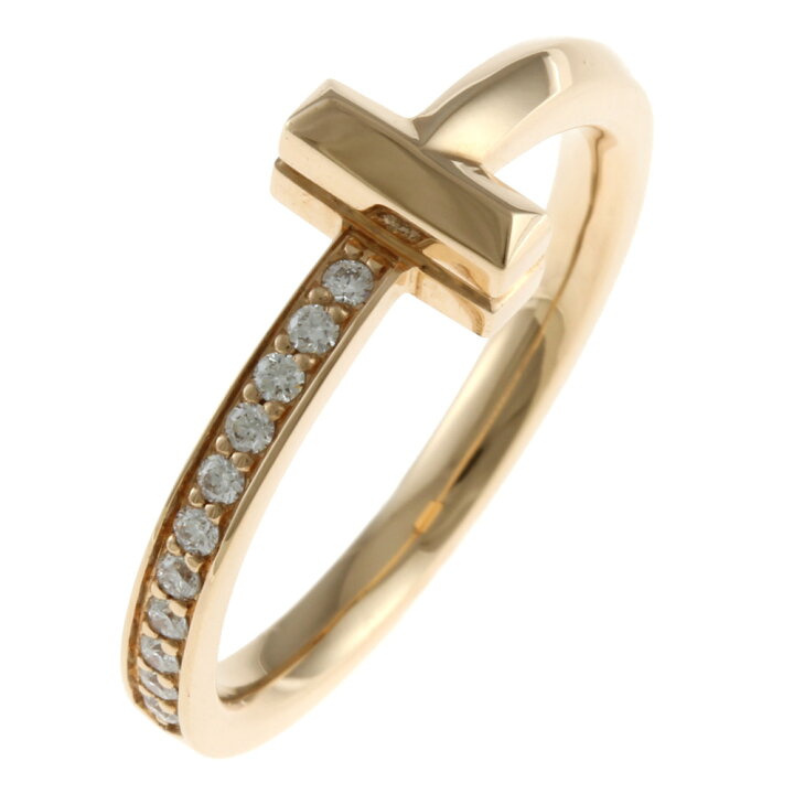 楽天市場】ティファニー TIFFANY&Co. Tワン ナロー リング・指輪 12号 