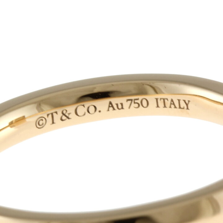 Tiffany Tワンリング 12号 18K ホワイトゴールド 楽天市場 