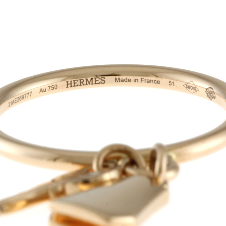 楽天市場】エルメス HERMES ケリー クロシェット リング・指輪 11号 18 