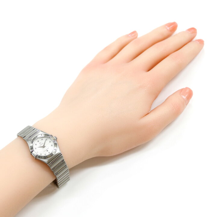 選ぶなら オメガ OMEGA コンステレーション ミニ 12Pダイヤ 腕時計 ステンレススチール 1562.36 レディース 中古 kaboa.com.uy