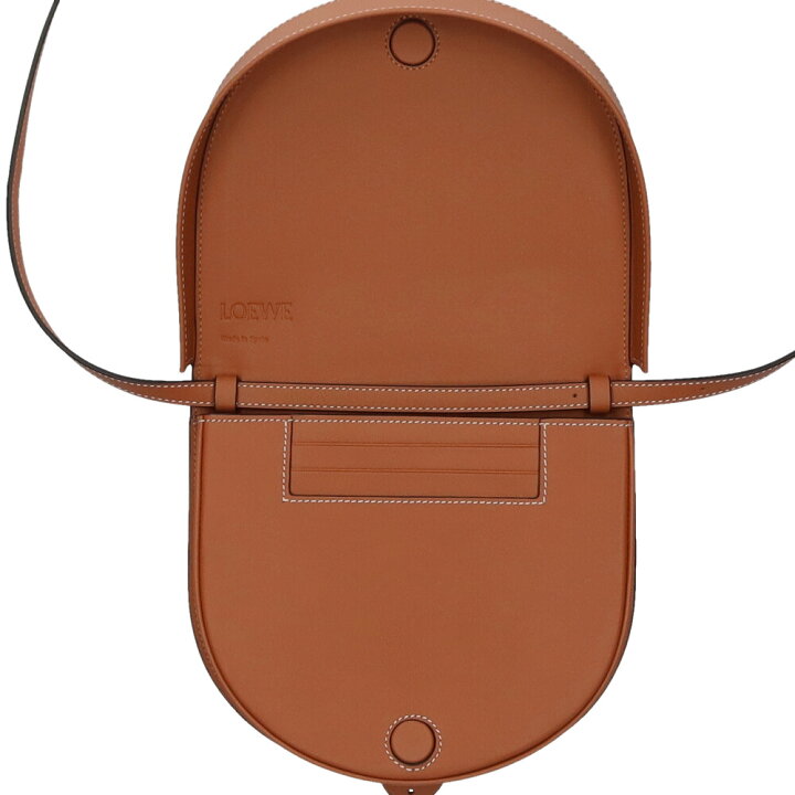 楽天市場】ロエベ LOEWE HEEL POUCH ショルダーバッグ レザー タン  