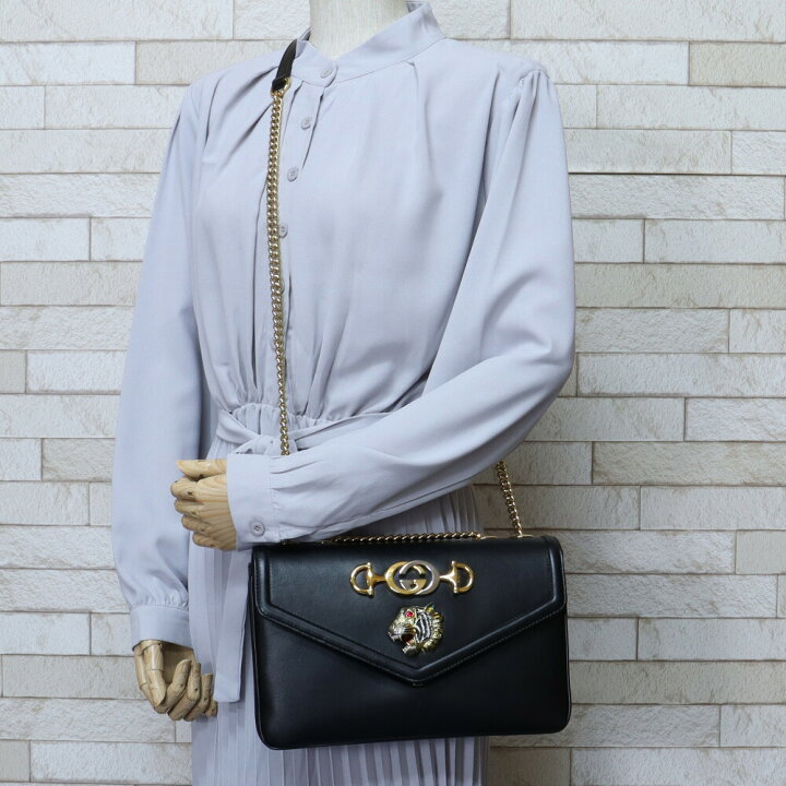 楽天市場】グッチ GUCCI ミディアム ラジャ ショルダーバッグ レザー 