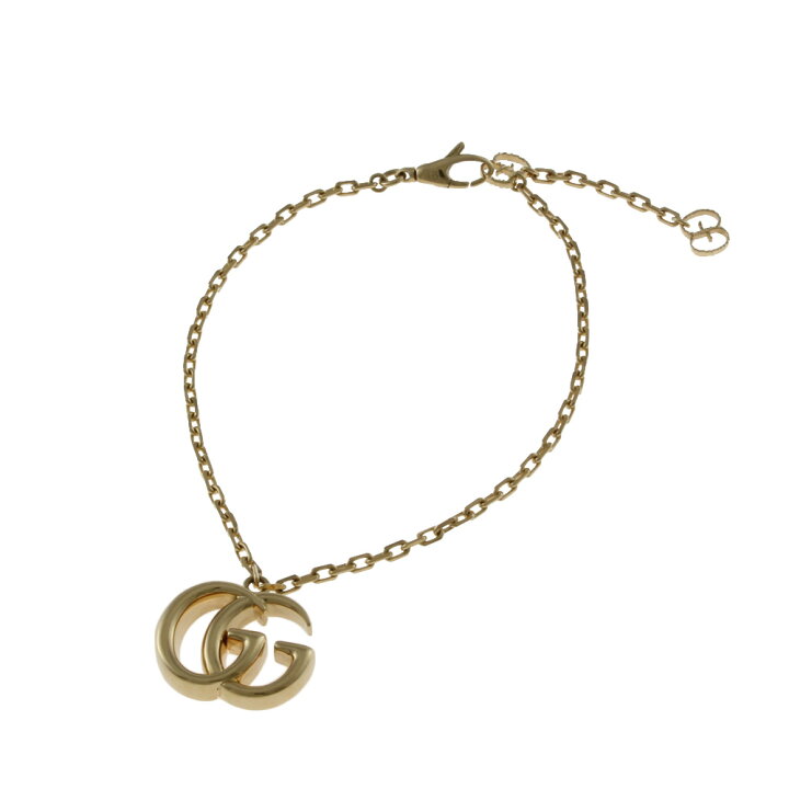 楽天市場】グッチ GUCCI ダブルG ブレスレット 18金 K18イエロー 