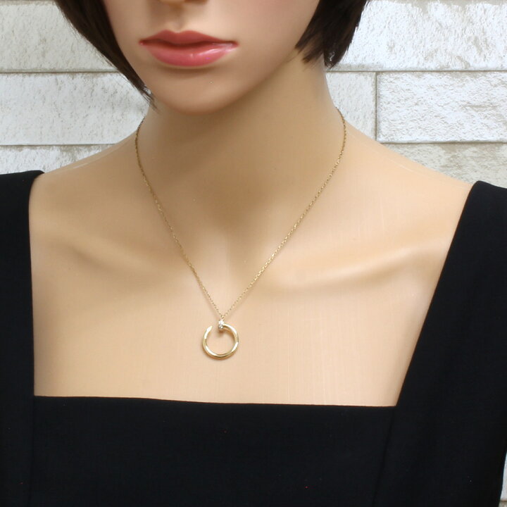 楽天市場】カルティエ CARTIER ジュスト アン クル ネックレス 18金  
