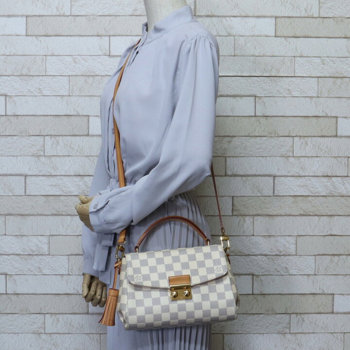 楽天市場】ルイヴィトン LOUIS VUITTON クロワゼット ダミエアズール  
