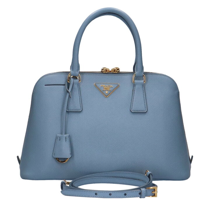 楽天市場】プラダ PRADA サフィアーノ ショルダーバッグ レザー 水色 