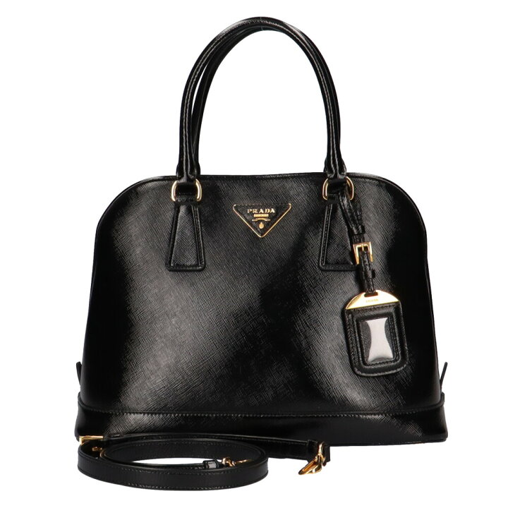 楽天市場】プラダ PRADA サフィアーノ ショルダーバッグ レザー ネロ  