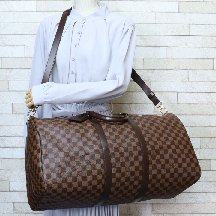 楽天市場】ルイヴィトン LOUIS VUITTON キーポル・バンドリエール55 