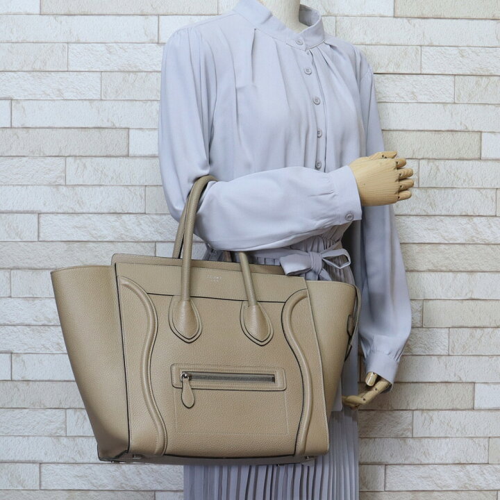 楽天市場】セリーヌ CELINE ラゲージミニショッパー ハンドバッグ 