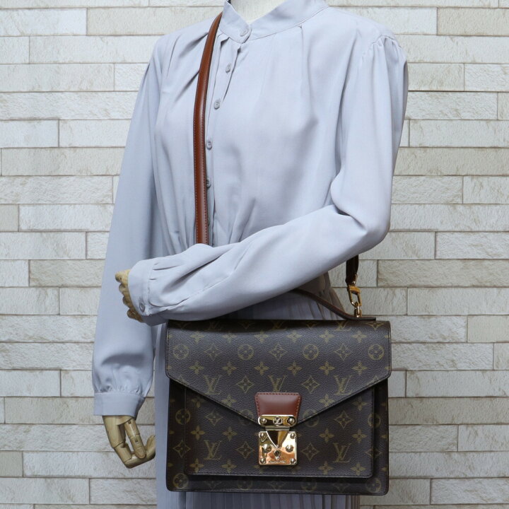 楽天市場】ルイヴィトン LOUIS VUITTON モンソー モノグラム 