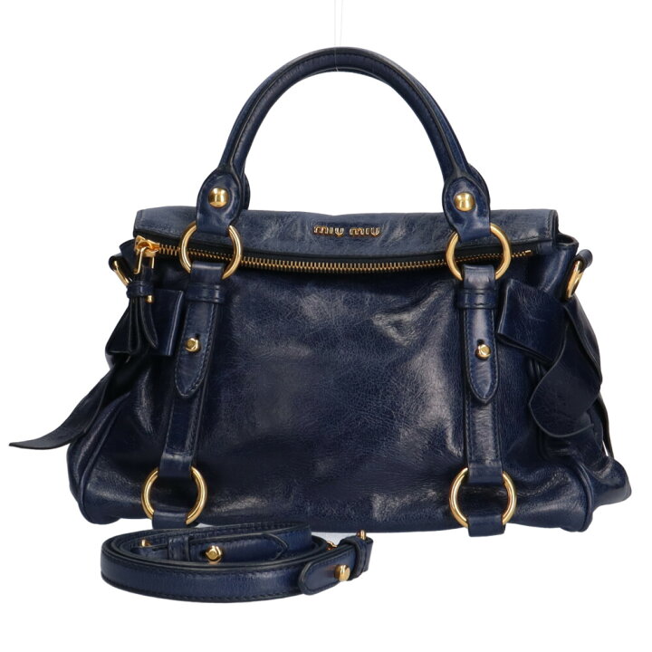 楽天市場】ミュウ ミュウ Miu Miu リボン ショルダーバッグ レザー 